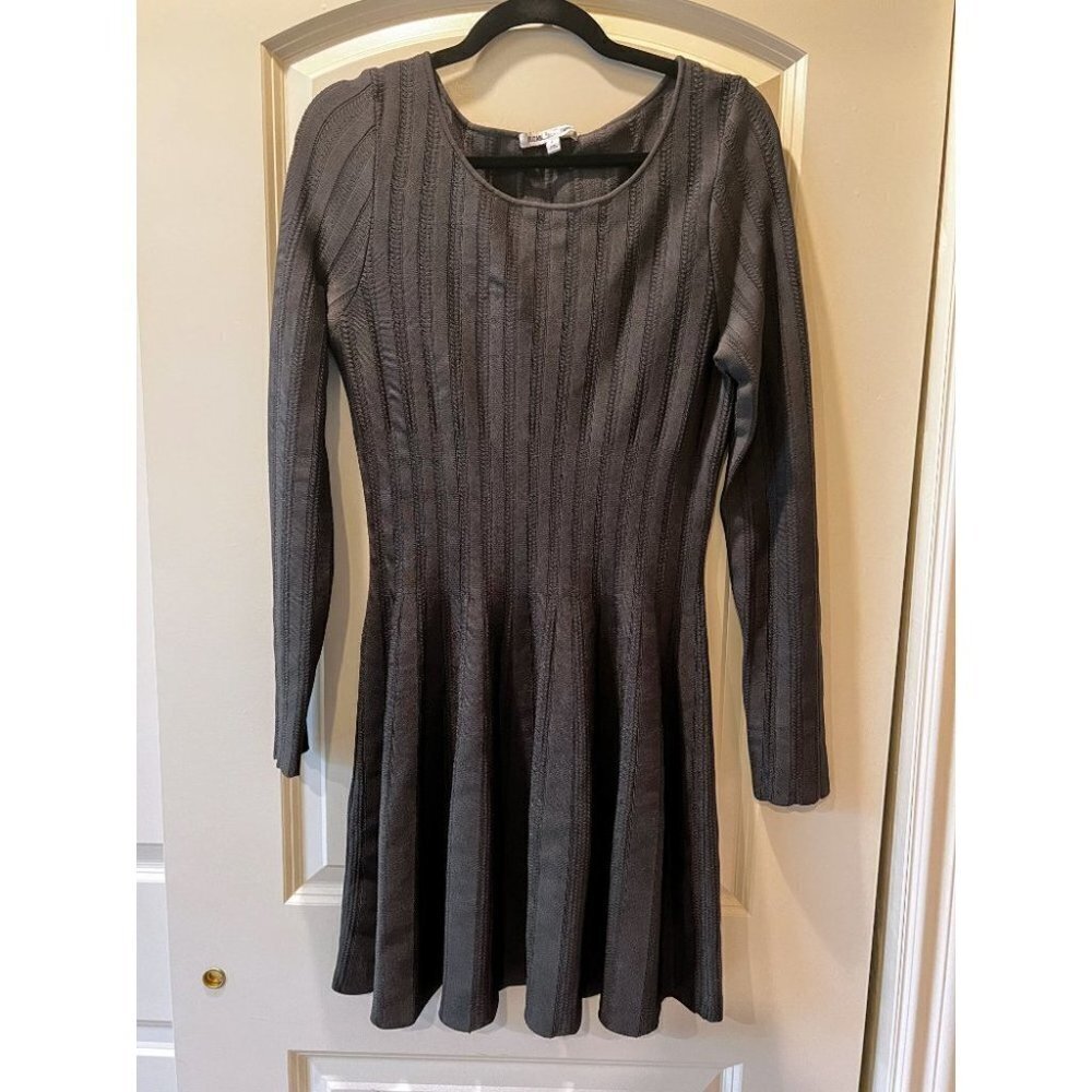 Elizabeth & James Gray Granite Flare Dress $395 - Picture 7 of 10